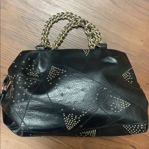 Gold Studded Chain Bag